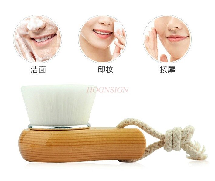 Facial cleaner, facial brush, soft bristle facial brush, deep cleansing device