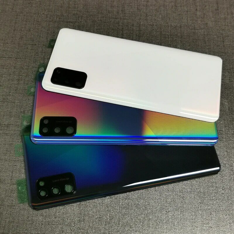 Carcasa trasera para Samsung Galaxy A41 4G A415, carcasa de repuesto para A41 4G SM-A415F, funda de teléfono con lente de cámara