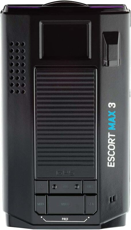 ESCORT-Detector de Radar Laser Max 3, Conectividade Bluetooth, Faixa Premium, Filtragem Avançada, Tecnologia AutoLearn