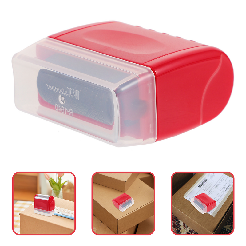 Confidentiality Seal Stamps Portable Seals Identity Theft Protection Multi-function Roller Secret Plastic Privacy