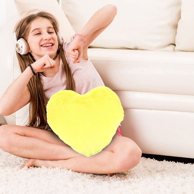 Flauschiges Herz werfen Spielzeug dekorative Spielzeuge Sofa Couch Bett Dekor herzförmige Plüschtiere