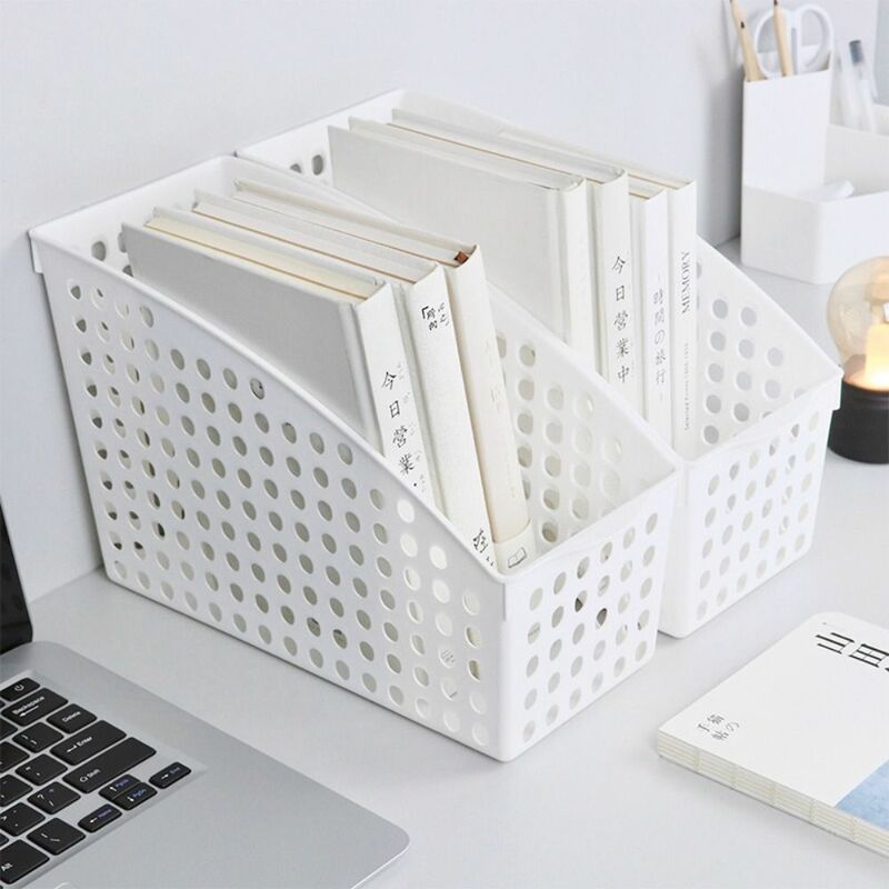 Sundries Storage Box A4 File Storage Box Minimalism Paper Organizer Document Holder Desktop Organizer White File Organizer Box