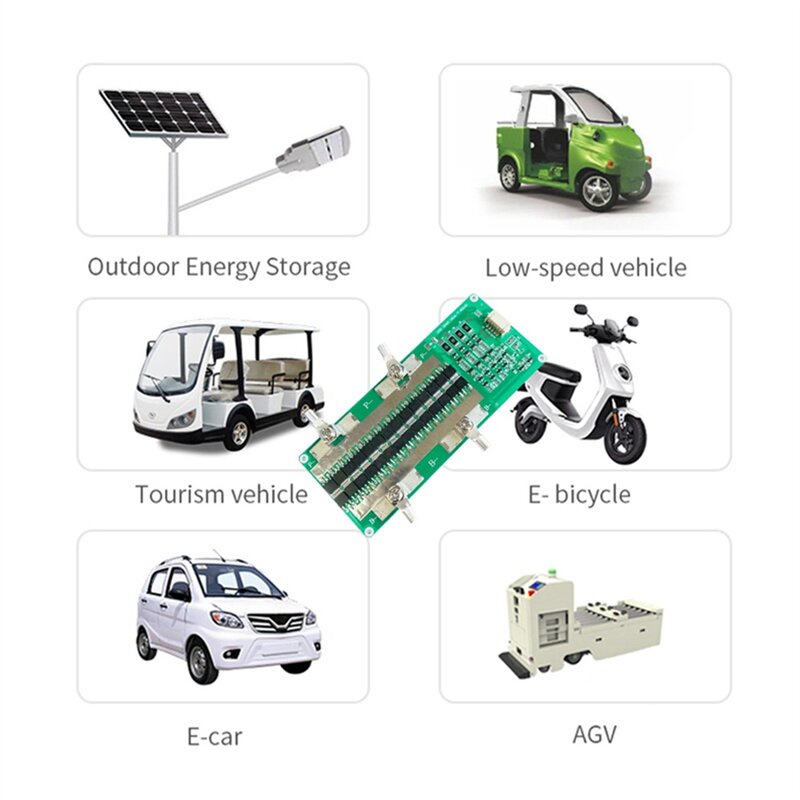 4S 12V LiFePO4 Battery Protection Board with Balanced Charging 150A Continuous 100A Power Portable Car Start Equalizer