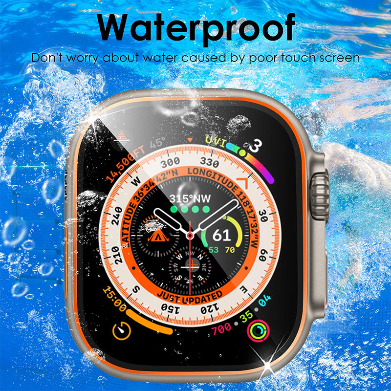 Vetro temperato per Apple Watch Ultra 49mm HD Screen Protector pellicola antigraffio serie 49mm smart iwatch band accessori