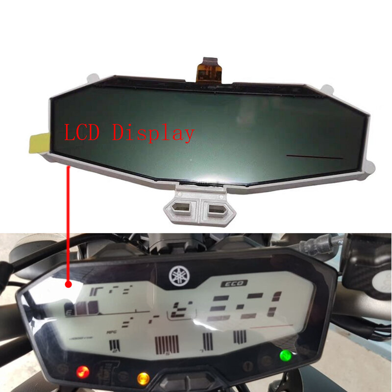 Vervanging Lcd-Scherm Voor Yamaha Mt07 MT-07 / FZ-07 / Tracer 700 2014-2020 Snelheidsmeter Lcdscreen Instrument Lcd-Scherm