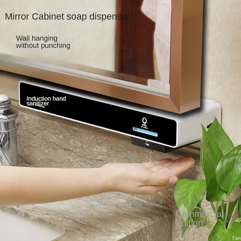 Sensor de lavado a mano para el hogar, dispensador de líquido para lavar platos, recargable, montado en la pared, adecuado para baño, cocina, Espumador, 320-750ml
