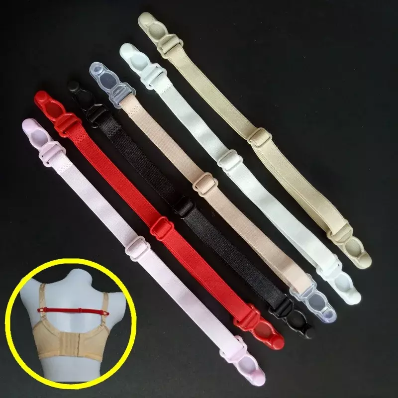 1PC Double-Shoulder Straps Anti Slip-resistant Belts Buckle Shoulder Straps Non-Slip Back Bra Straps Holder Bra Accessories