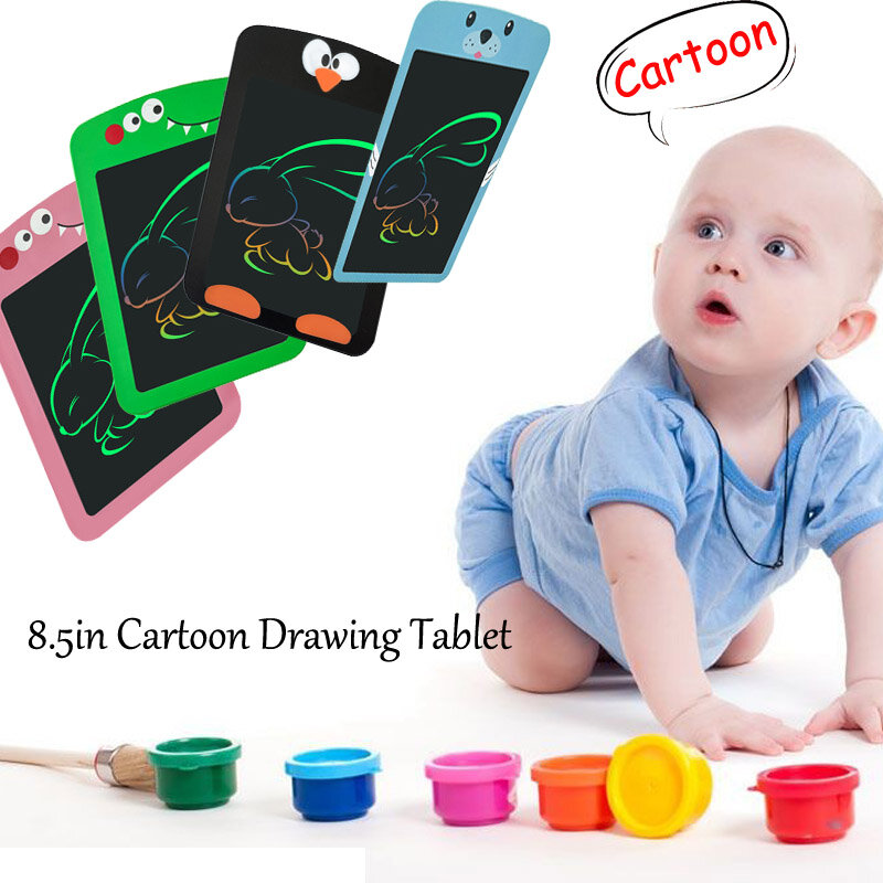 الكرتون LCD الكتابة اللوحي للأطفال ، الكتابة على الجدران لوحة الرسم اللعب ، الكتابة بخط السبورة ، لوحة الرسم السحري ، هدية ، 8.5 in