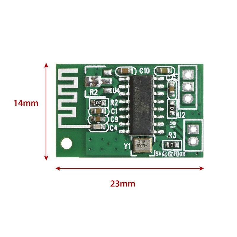 1 Stuks CA-6928 Bluetooth Audio Module Led Power 3.3V-8V Audio Dual Digital Audio Versterker Module Board