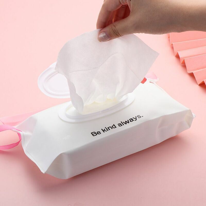 Useful Cute Snap-Strap Flip Cover Carrying Case Baby Product Stroller Accessories Cosmetic Pouch Wet Wipes Bag Tissue Box