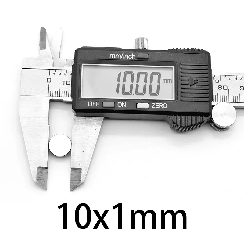 10x1mm dünner Neodym-starker Magnet 10mm x 1mm Permanent magnet 10*1mm leistungs starker magnetischer runder Magnet 10*1