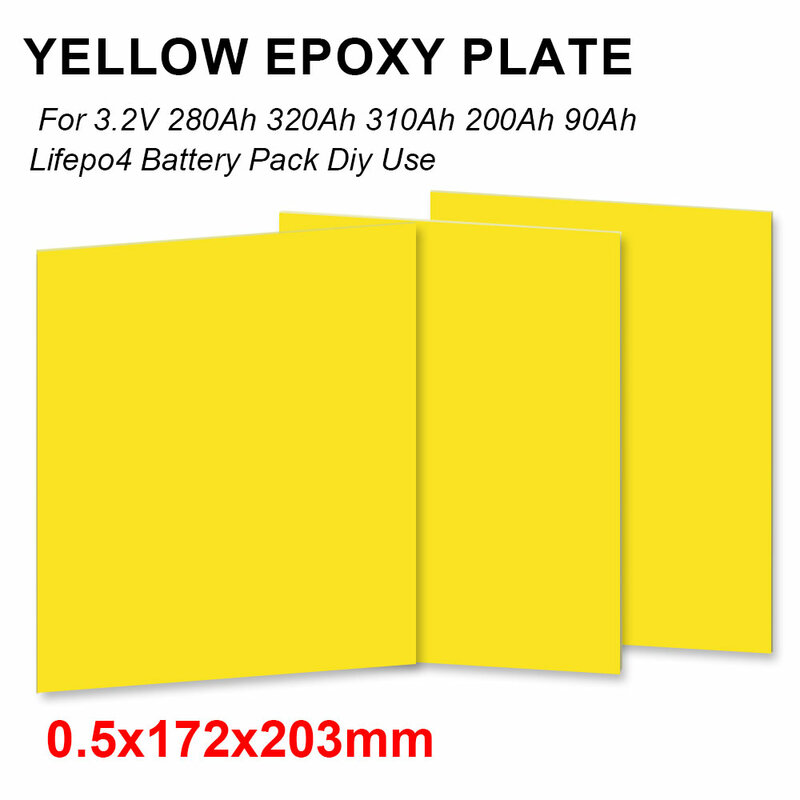 Tablero de epoxi de aislamiento 3240, paquete de batería de 203MM x 172MM para 3,2 V, 280Ah, 320Ah, 310Ah, 200Ah, 90Ah, Lifepo4, uso Diy