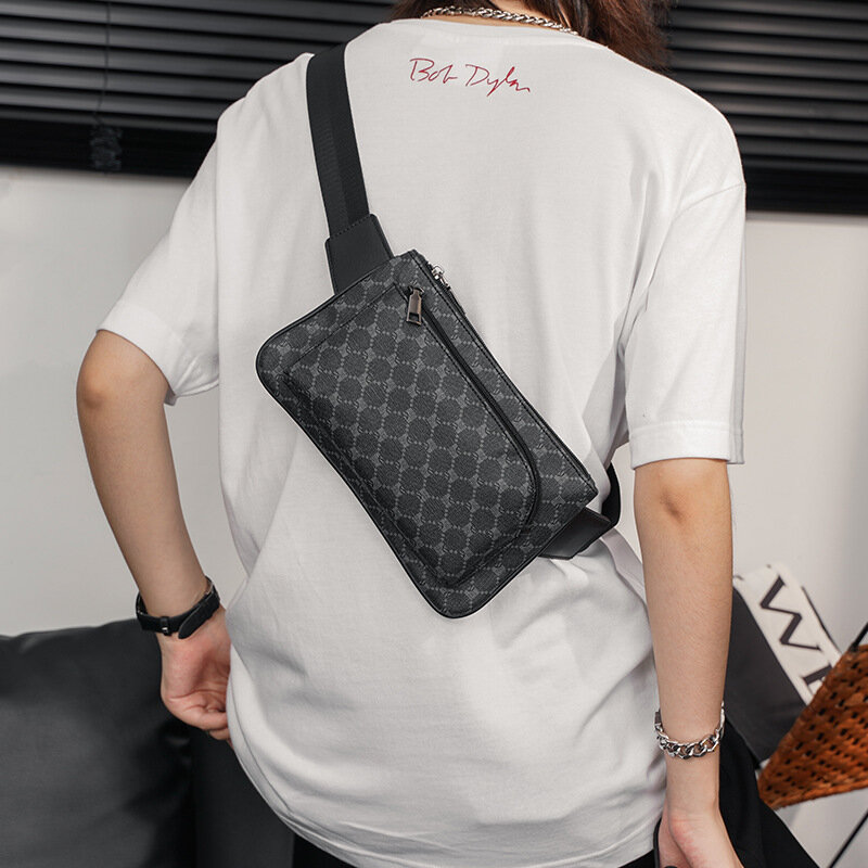 Nieuwe Borst Tas Voor Mannen Tassen Casual Messenger Bags Fashion Vrouwen Taille Zakken Crossbody Borst Pack Telefoon Kleine Mannelijke Sling tas