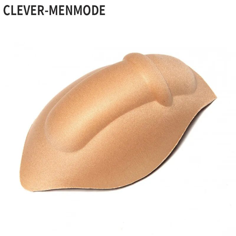 Ropa interior de CLEVER-MENMODE para hombre, calzoncillos sexys con bolsa de pene, almohadilla potenciadora de copa de esponja, bragas acolchadas frontales