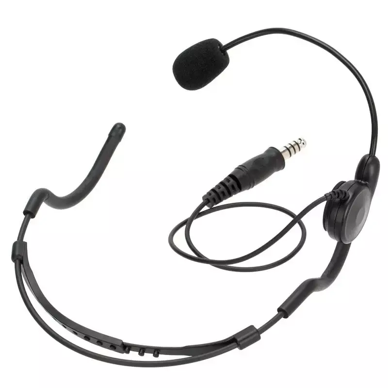 7.1mm bone conduction Headset Earpiece Microphone For Two Way Radio walkie talkie