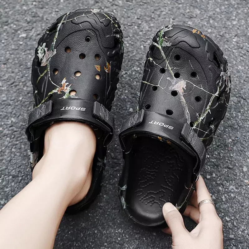 Scarpe da uomo pantofole da uomo sandali piatti da giardino sandali con plateau sandali estivi da uomo 2024 Sneakers maschili infradito da esterno zoccoli per la casa