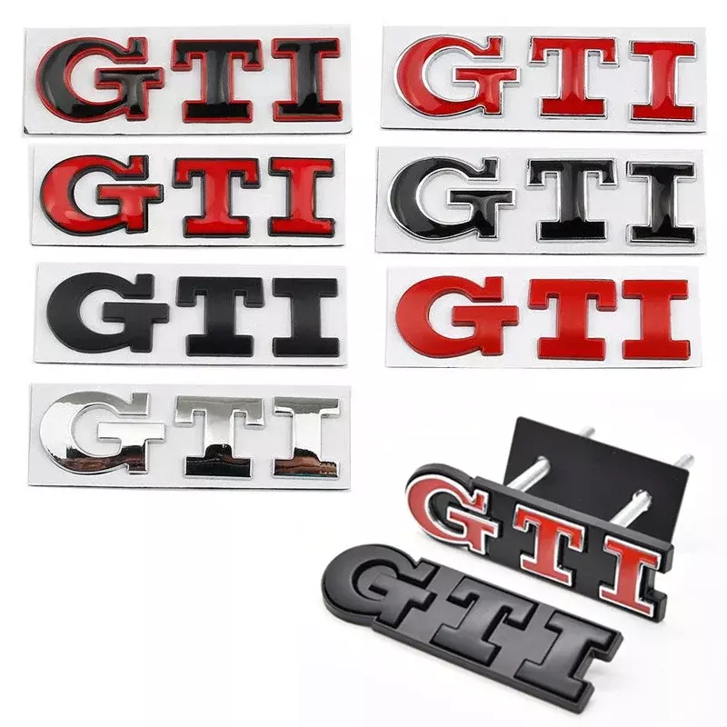 3d Metalen Auto Spatbord Stickers Decals Voor Kap Grill Embleem Voor Gti Golf 2 3 4 5 6 7 8 Polo Mk2 Mk3 Mk4 Mk5 Mk6 Mk8 Accessoires
