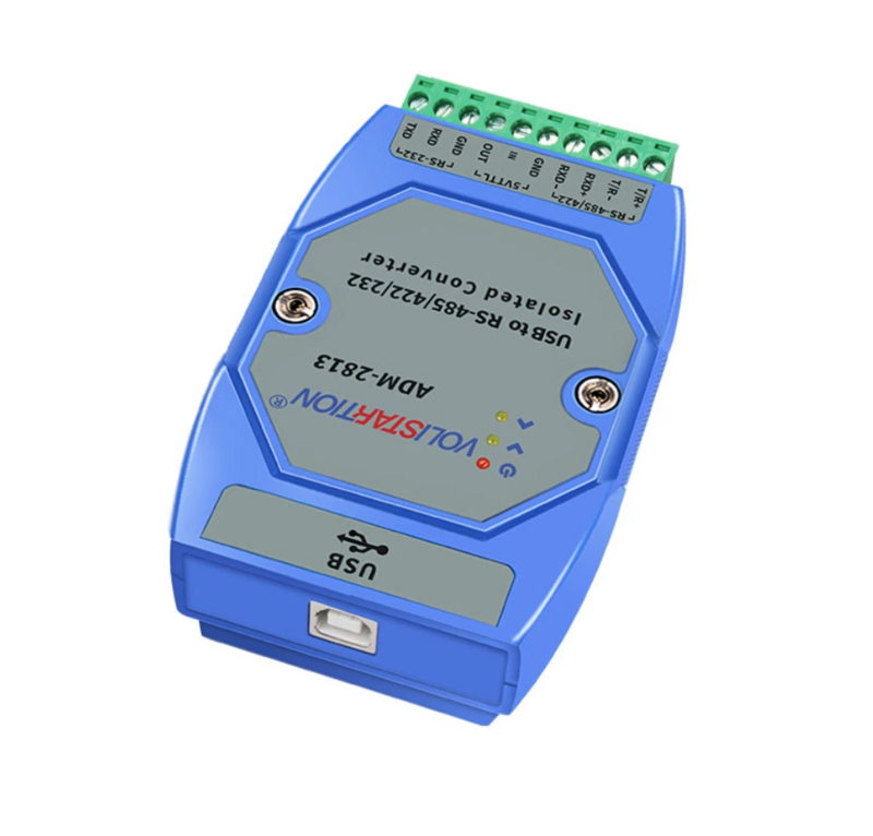 ADM-2813 USB de grado Industrial a RS485/422/232/TTL, aislamiento fotoeléctrico, carril FT232, 485232