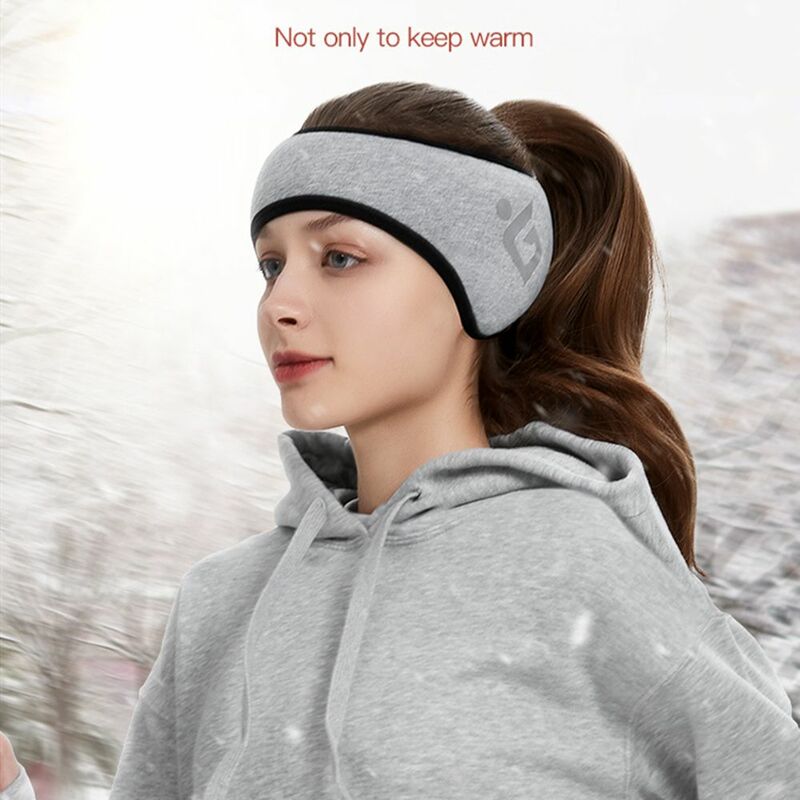 Winter fleece oorwarmers sport hoofdband mannen/vrouwen fietsen skiën warme oorbeschermers hoofdband buiten