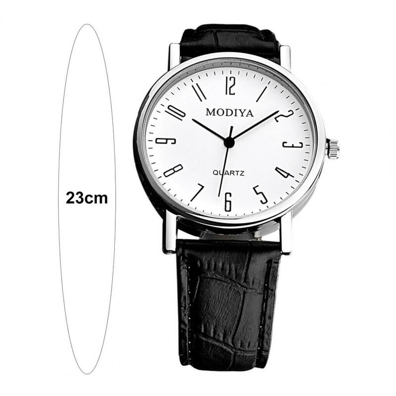 Relógio quartzo cronógrafo analógico masculino, relógio de pulso casual, relógio clássico, correia, presente