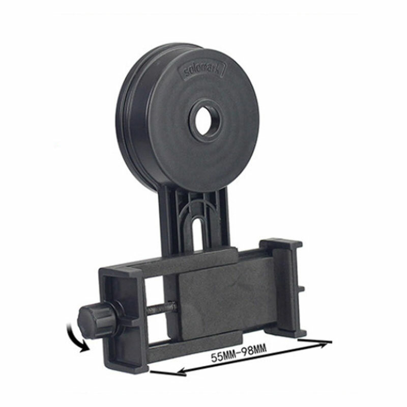 Soporte de clip para teléfono móvil conectado al microscopio telescopio binocular astronómico, soporte universal para fotografía