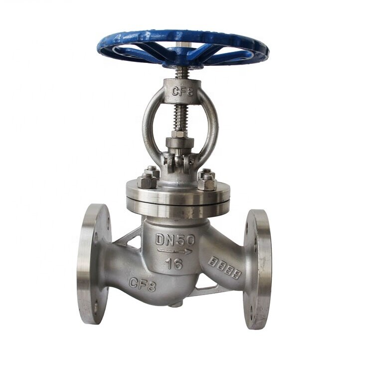 Flanged No Leak Stainless Steel Ss 304 Bellow Seal Globe Valve