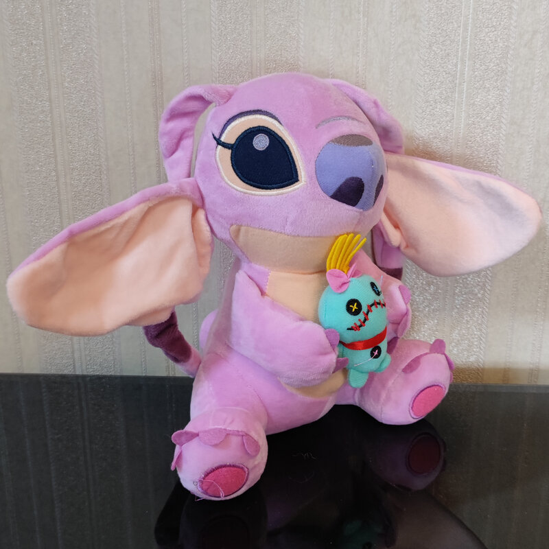 Disney Stitch Plush Doll for Children, Brinquedos Anime, Lilo & Stitch, Recheado, Fofos, Crianças, Presente de aniversário, Quente, Kawaii