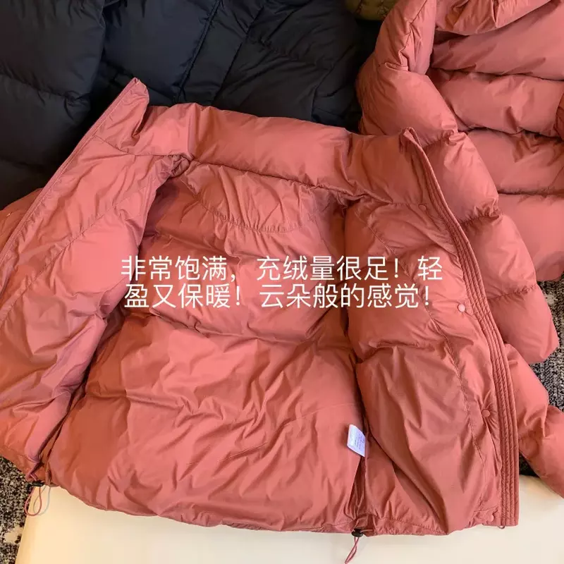 LFG 2022 WINTER RED COLOR WHITE DUCK DOWN COATS