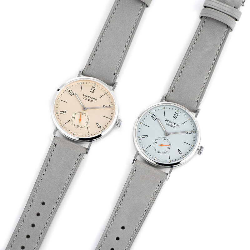 SEESTERN-Montre-bracelet mécanique automatique pour homme, montre simple, mouvement ST1701, saphir, cristal, horloge ultra fine, mode, nouveau, 382
