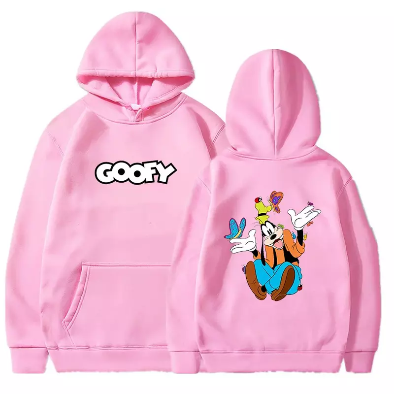 Disney-Sudadera con capucha de Goofy Movie para hombre y mujer, suéter fino informal de dibujos animados, ropa de calle de Hip Hop a la moda
