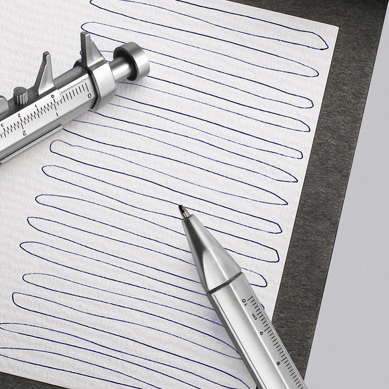 ปากกาเจลปากกาเจลเวอร์เนียคาลิปเปอร์อเนกประสงค์เครื่องเขียนปากกาลูกลื่นจุดลูกบอล0.5มม.