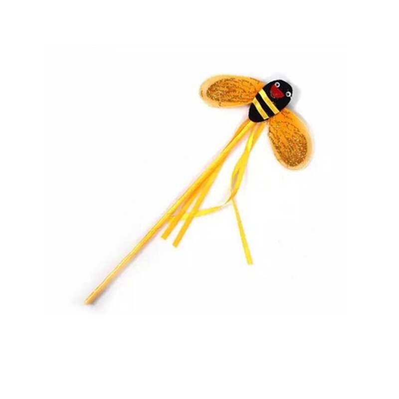 Children Kids Costume Set ladybug Bee wings Wand Headband cosplay insect Performance props