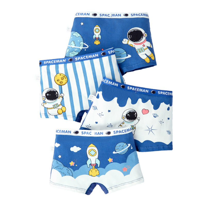 2Pair/lot boys' underwear children's flat cotton boys' shorts