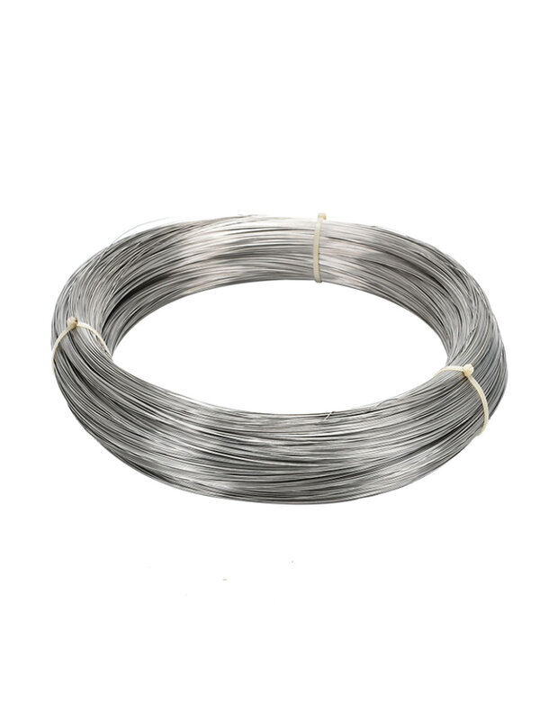 304 fio macio de aço inoxidável do ferro, único fio de amarração da vertente, Rustproof, diâmetro 0.05-2.5mm, 2 m, 5m, 10 m, 30 m