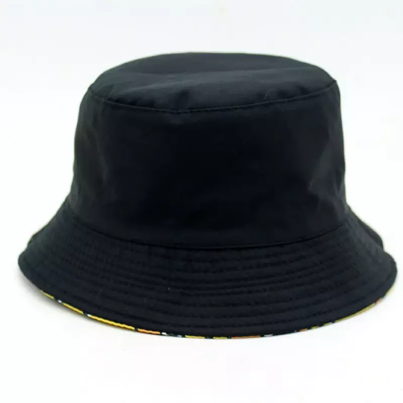 Summer Sun Hat Reversible Yellow Duck Bucket Hat for Men Women Cotton Bob Panama Girls Beach Travel Outdoor Fisherman Hat