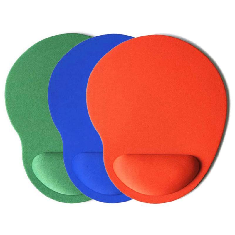 Solid Color Table Ergonomic Mouse Pad with Wrist Rest Non-Slip Rubber Computer Pad on The Table Surface for The Mouse Wristband