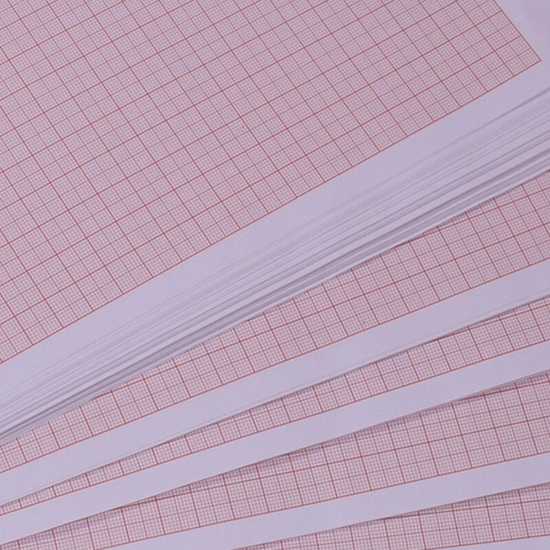 Paquete de papel gráfico de cuadrícula cuadrada 2/3, números correctos, amplia aplicación, buena textura, duradero durante mucho tiempo