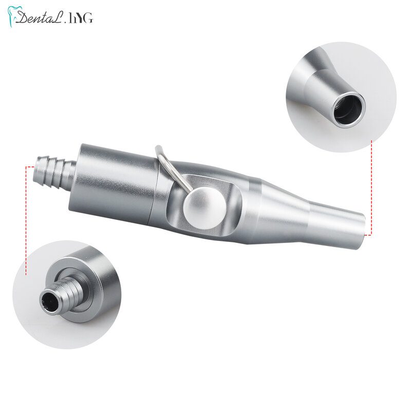 Válvula Dental de succión corta, eyector de Saliva Oral, fuerte y delicada pieza de mano, adaptador de punta de pieza de mano