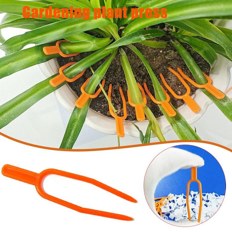 Plant Stem Stolon Fixator 55MM 65MM Garden Strawberry Fixture Clamp Watermelon Planting Support Fork Fastening Plant Clip A3B1