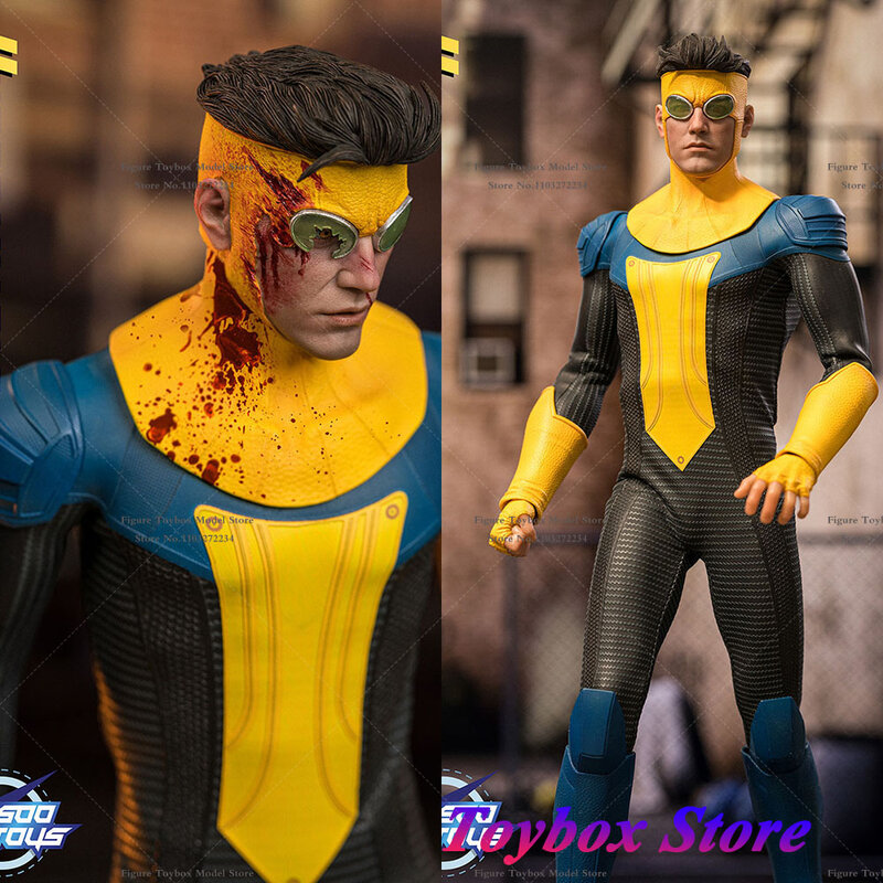 Soosootoys SST-044 1/6 Collectible Superhero Unbreakable Invincible Boy Double Head Full Set 12'' Male Soldier Action Figure