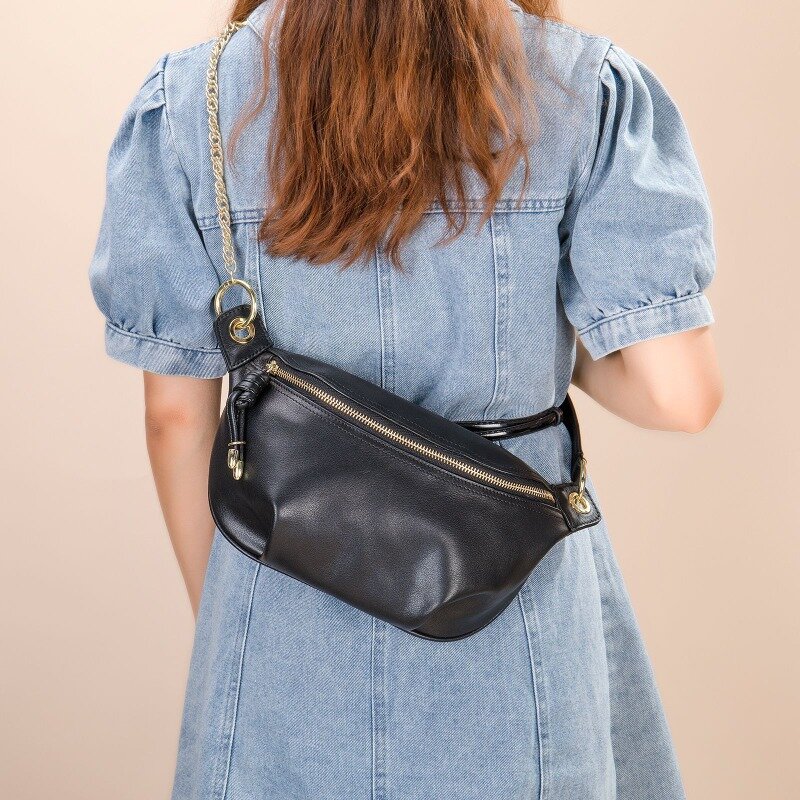 Fashionable Women's Crossover Dumpling Bag Large Capacity New Breast Bag Women's Crossbody Bag Trendy Shoulder Bag