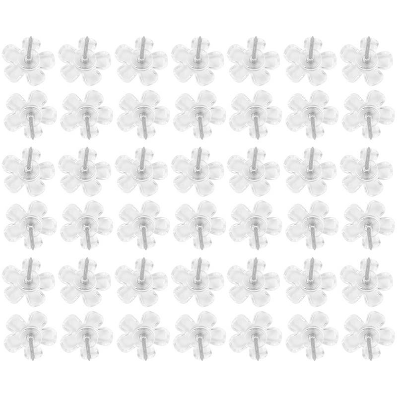 100 Stück Reiß zwecke wieder verwendbare Push-Pin-Schreibtisch dekorationen für Frauen Büro Blumen form geformte Reiß nägel zarte Bauchmuskeln