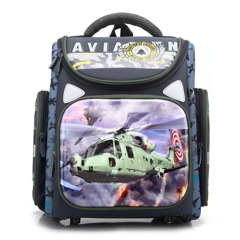 Ортопедический рюкзак для мальчиков, ранец с изображением гоночных автомобилей, детские школьные сумки, сумка для начальной школы, Детский рюкзак, Школьный Рюкзак Для 1-3-6 классов