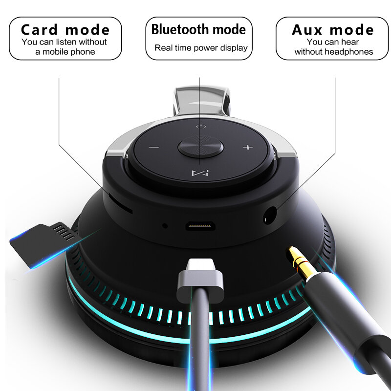 TV Bluetooth-Kopfhörer drahtloser Kopfhörer mit Mikrofon USB-Adapter Headset Geräusch unterdrückung Stereo faltbarer Bass für TV-Kopfhörer