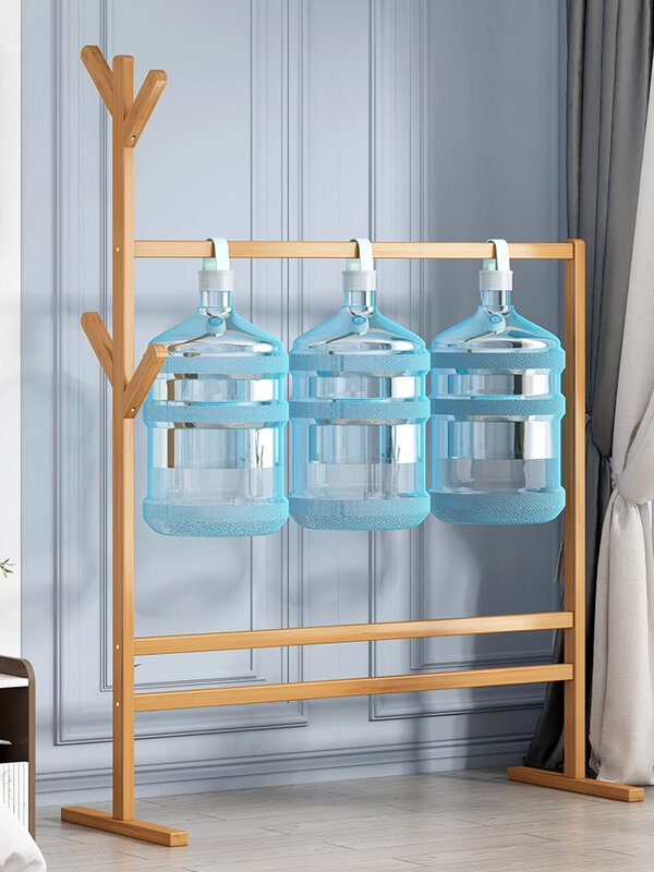 Clothes Hanger Bedroom Standing Cloth Rack Household Dress Hanger Simple Assembly Storage Shelf Hanging Clothes Drying Rack