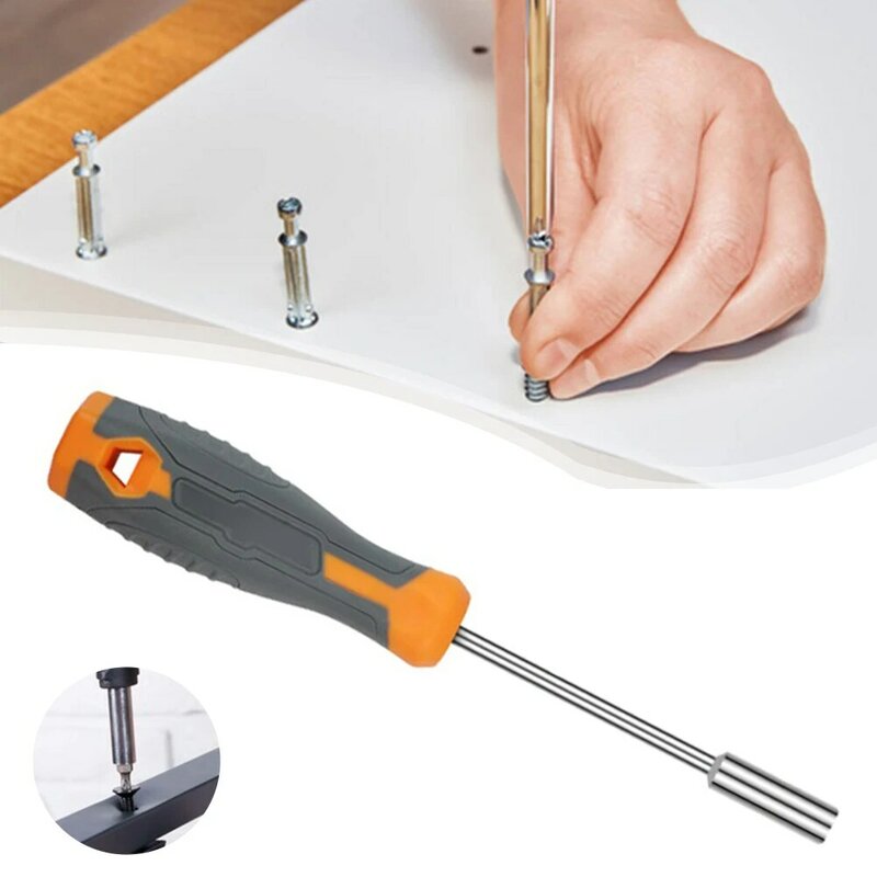 Conjunto de chave de fenda magnética multifunções, Hex Screw Bit Socket Handle, Ferramentas de reparo manual, Precision Household Hand Tool, 6.35mm