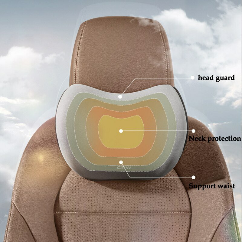Carro memória espuma pescoço almofada proteção encosto lombar almofada lombar almofada lombar almofada encosto cabeça carro