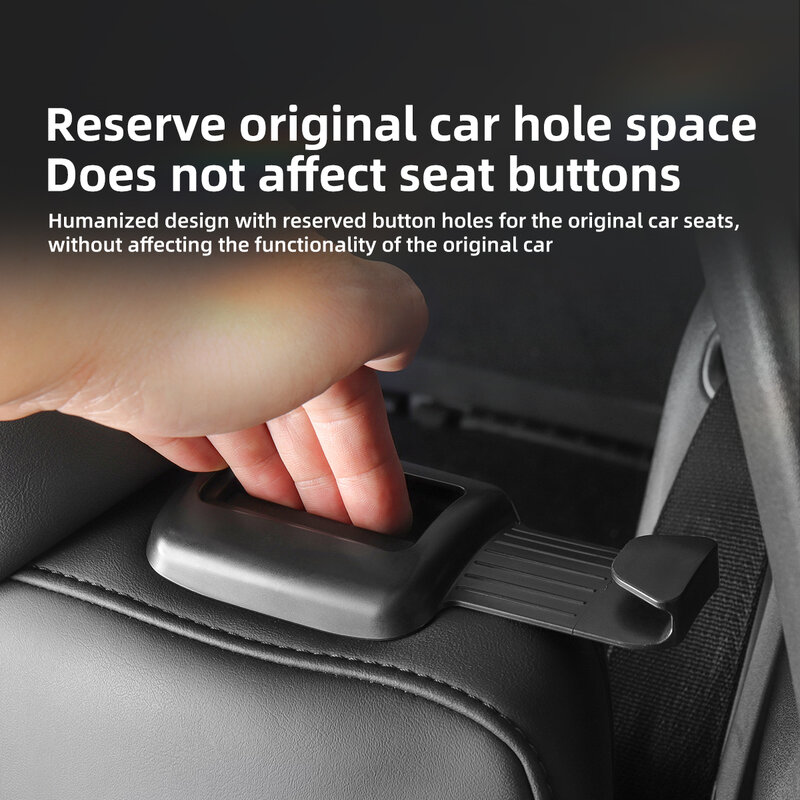 Ogranicznik prowadnicy pasa tylne siedzenie samochodu dla Tesla Model Y siedzenie z ABS uchwyt na pas ochronny akcesoria do modyfikacji samochodowy