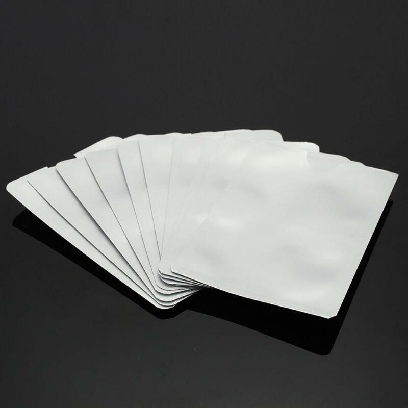 10PCS Steel Silver Aluminium Business ID Name Credit Card Protector Secure Sleeve RFID Blocking ID Holder Foil Shield