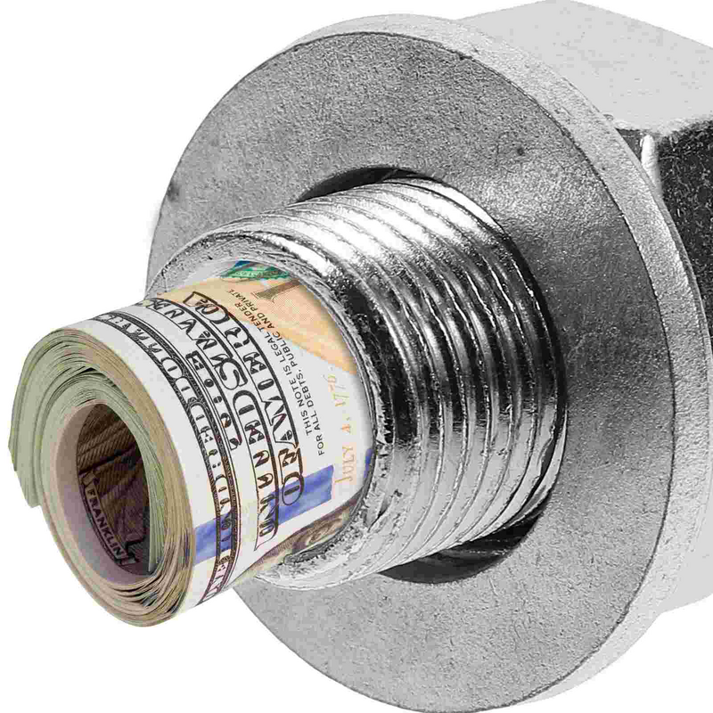Screw Money Holder Safe Container Hiding Place Carbon Steel